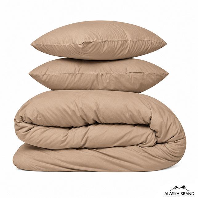 מצעי 100% כותנה מצרית אריגת סאטן 500 חוט - בג' חול