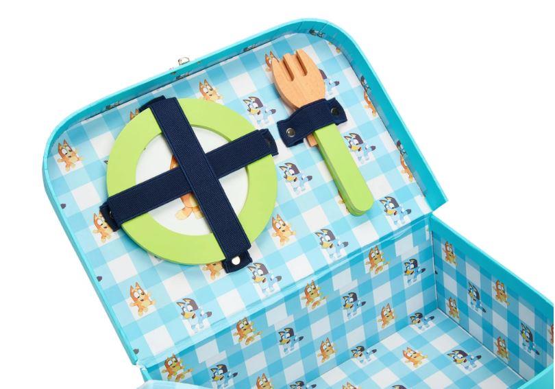 בלואי Bluey ערכת פיקניק מעץ 30 חלקים בלואי Bluey ערכת פיקניק מעץ 30 חלקים