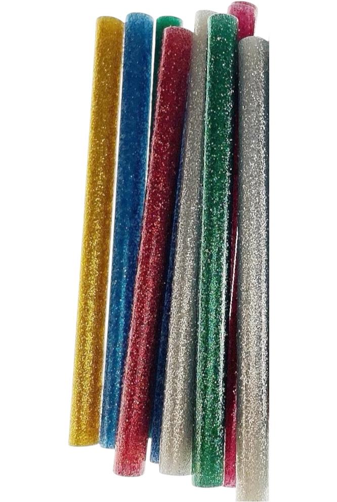 דבק חם נצנצים 5 יח' במארז