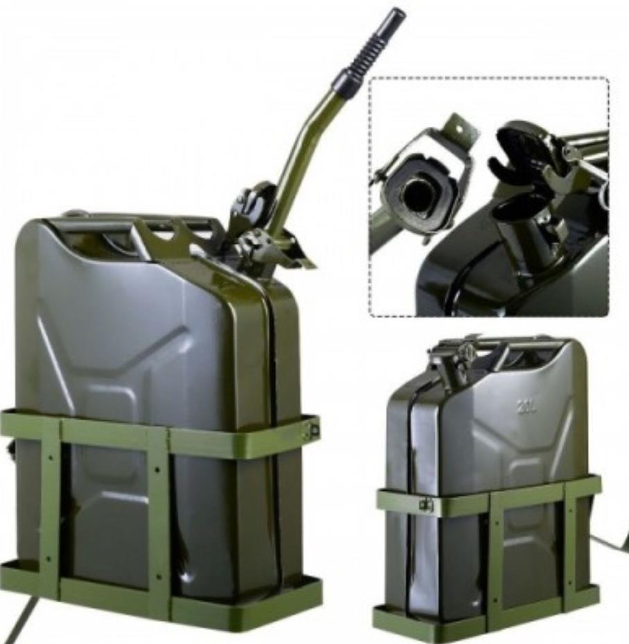 משפך לגריקן  מתכת 5 10 20 ליטר צבע ירוק צבאי זית המחיר למשפך בלבד ללא מיכל קמפינג לייף