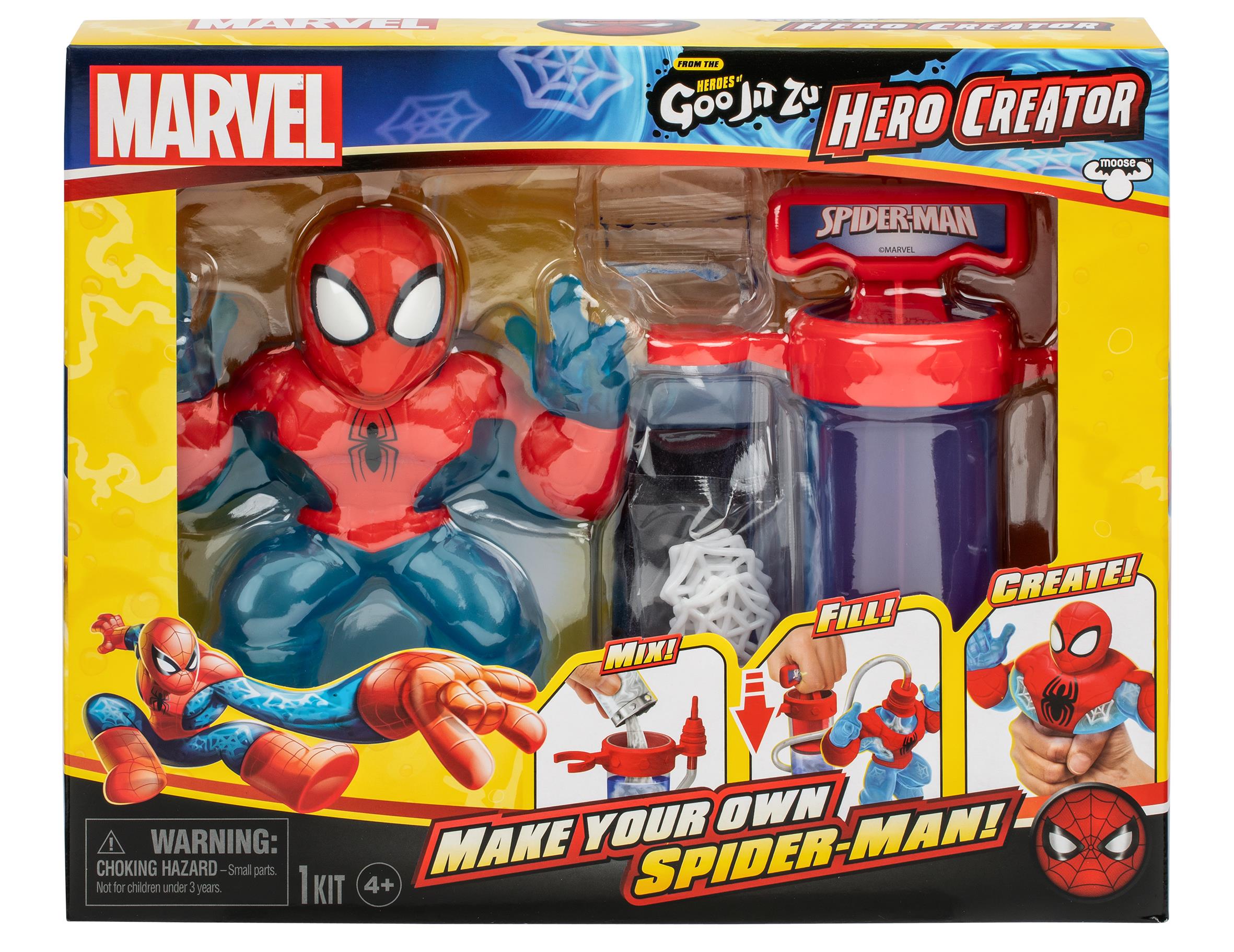 גו ג'יט זו - יוצר הגיבורים - Cerator Pack ספיידר מן - Goo Jit Zu גו ג'יט זו - יוצר הגיבורים - Cerator Pack ספיידר מן - Goo Jit Zu