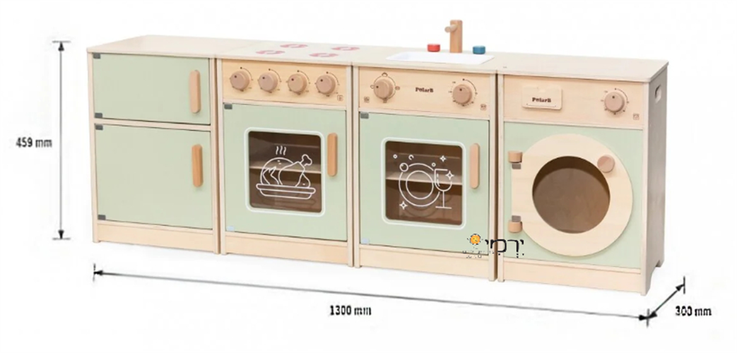 מטבח לפעוטות 4 חלקים