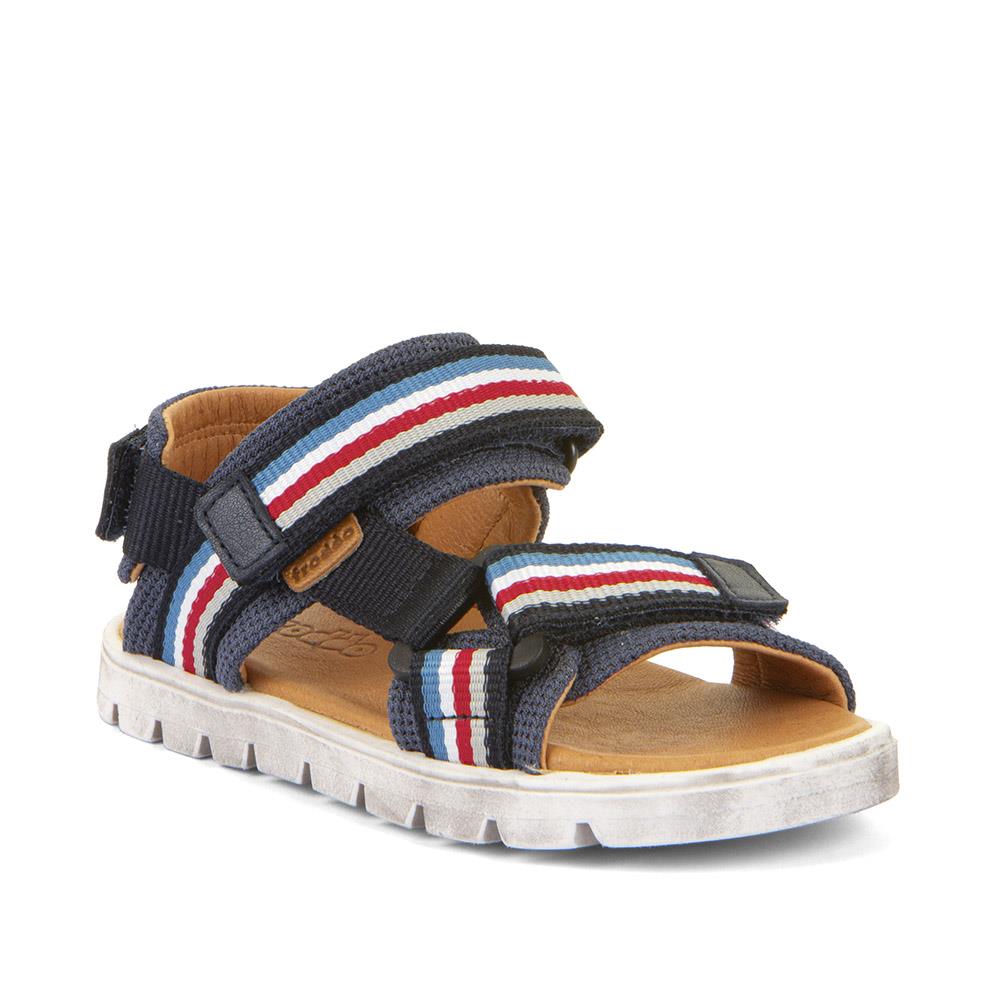 סנדלי עור פרודו רצועות   FRODDO NAVY G3150259