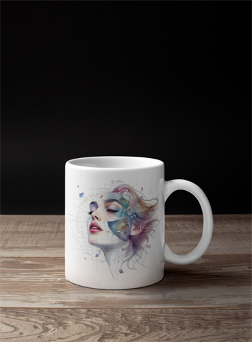 ספל מעוצב לאישה אינטלקטואלית, מתנה למנהלת, inspirational mug for professional women, ספל אלגנטי למשרד, מתנה יוקרתית לאשת עסקי