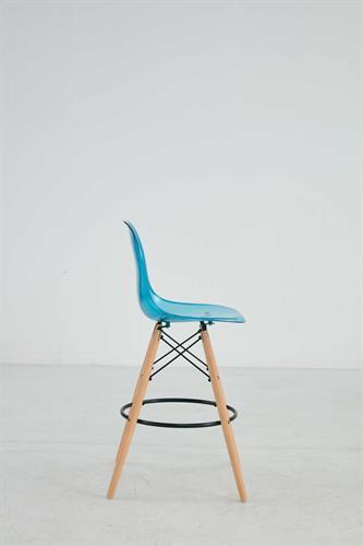 כסא בר מעוצב דגם קארין צבע כחול כסא בר מעוצב דגם קארין צבע כחול