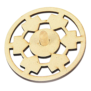 סביבון עץ ליצירה דגם סביבונים - יחידה