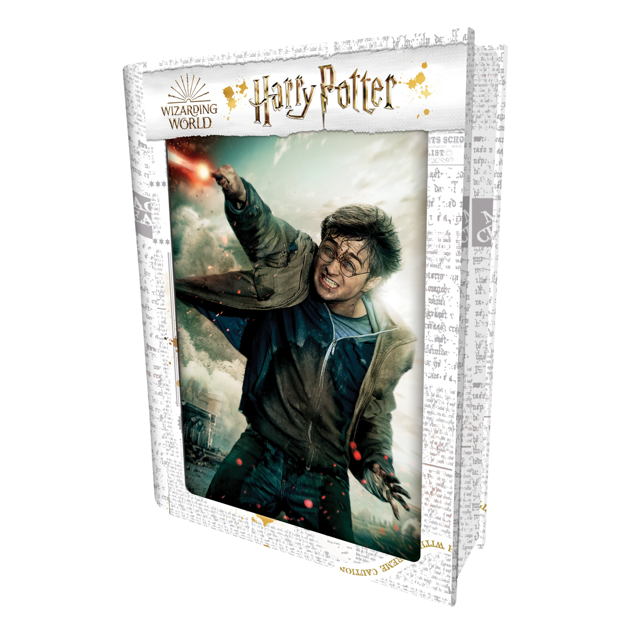 פאזל תלת מימד הארי פוטר בקופסת מתכת דמוי ספר 300 חלקים מבית Prime 3D