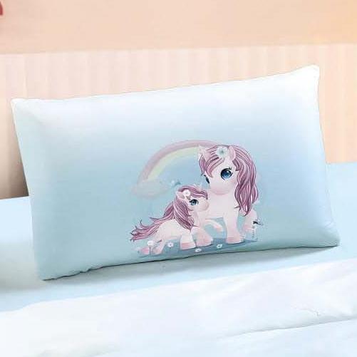 סט מצעים מותגים יחיד 100% אל קמט! דגם Unicorns חדי קרן