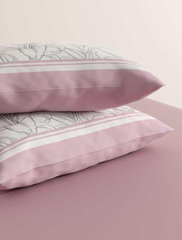 סט מצעים מיטה וחצי 100% כותנה - אליסון