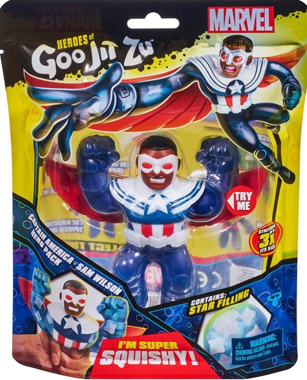 גו ג'יט זו - דמות נמתחת מארוול - סטרץ' גיבורי על קפטן אמריקה Goo Jit Zu