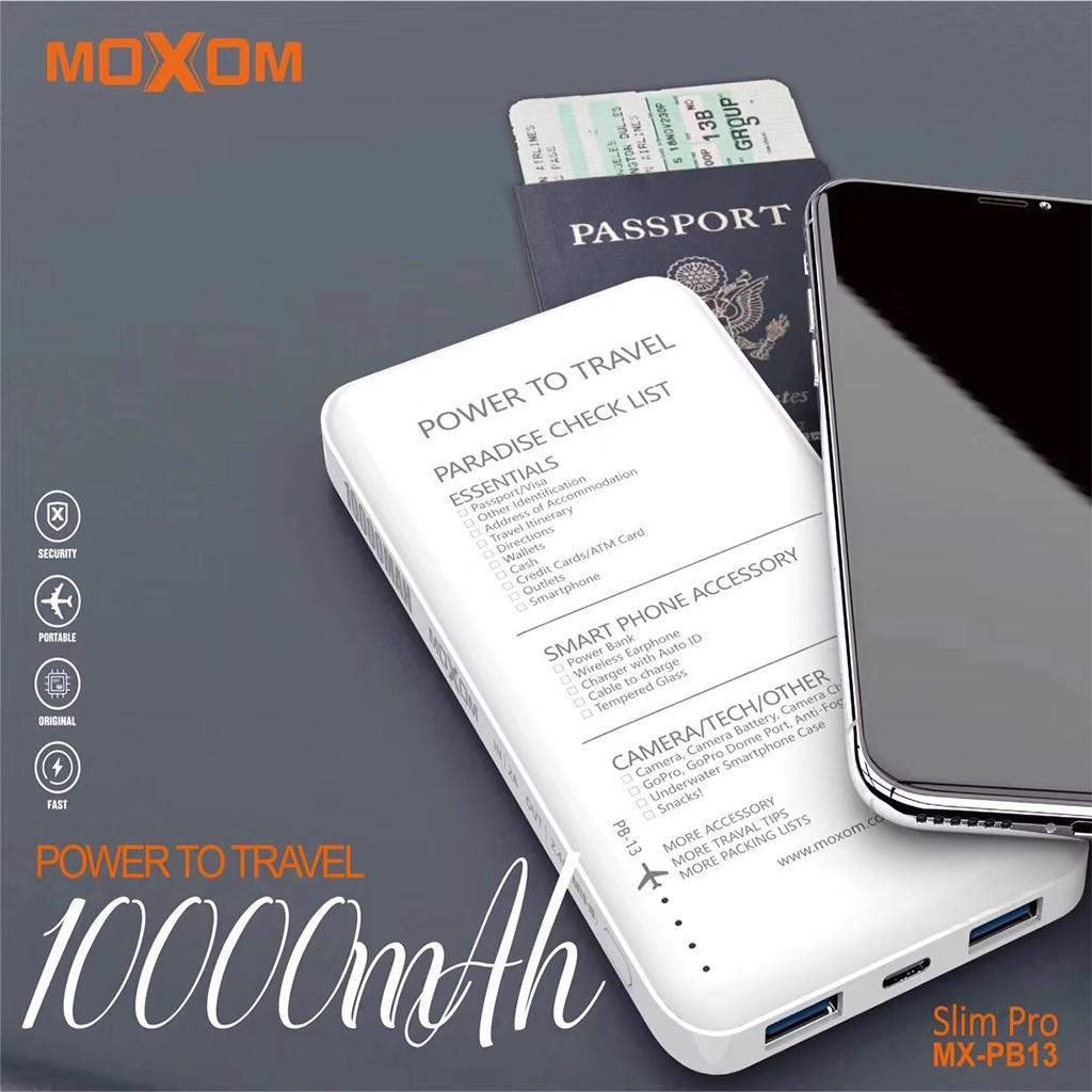 MOXOM10000MAH POWER BANK  סוללה לטעינה