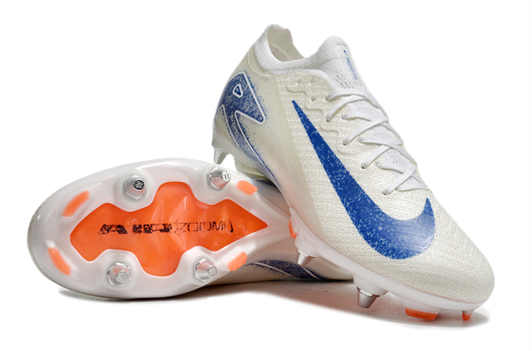 נעלי כדורגל Nike Air Zoom Mercurial Elite FG לבן כחול