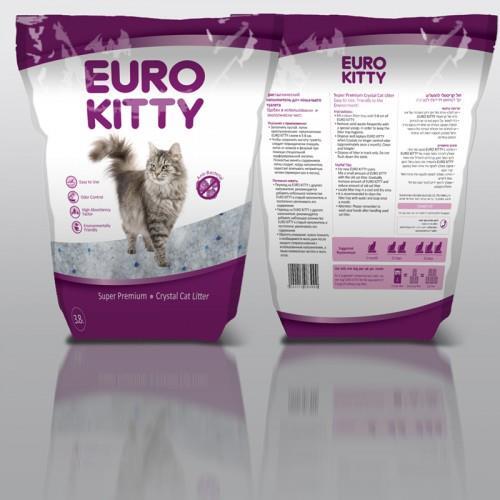 חול קריסטל 3.8 ליטר EURO KITTY