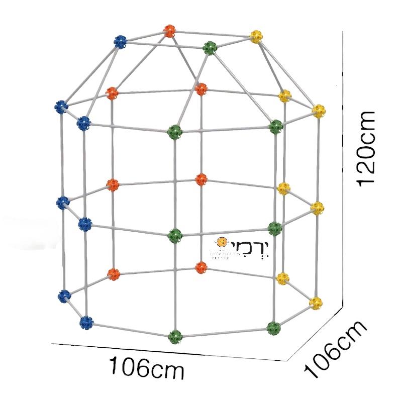 הרכבה מוטות וכדורים ג'אמבו במיכל