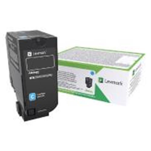 טונר כחול מקורי למדפסת 74C5HCE Lexmark CS-725