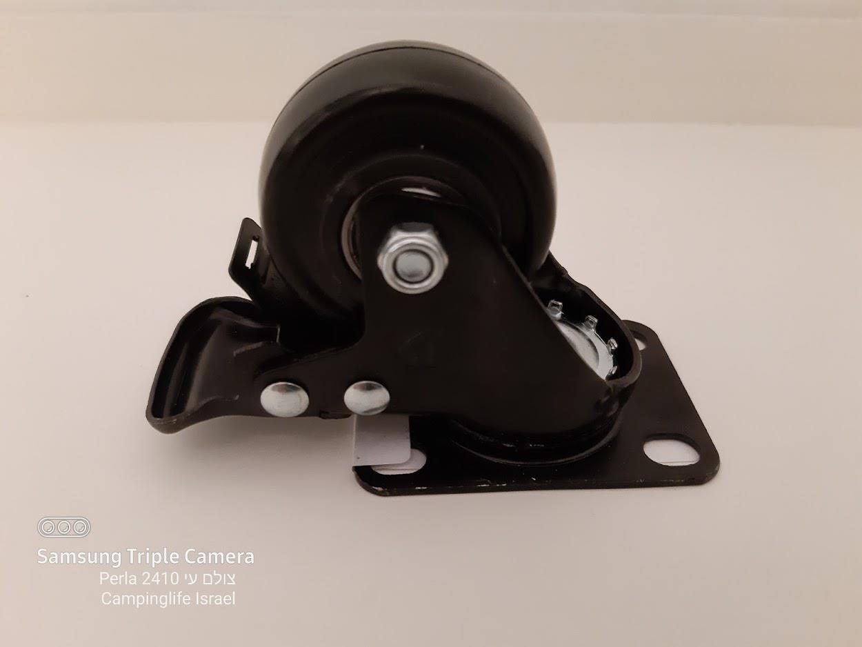 גלגל מסתובב עם מעצור מעמס כבד ניילון ''2 לעגלות ארונות וכל מוצר שרוצים להזיז עם גלגלים קמפינג לייף