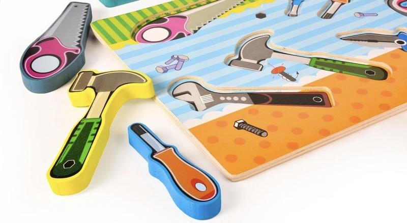 פאזל עץ כלי עבודה פאזל עץ כלי עבודה