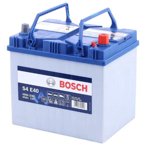 מצבר לרכב S4 E40 12V 65Ah מבית BOSCH