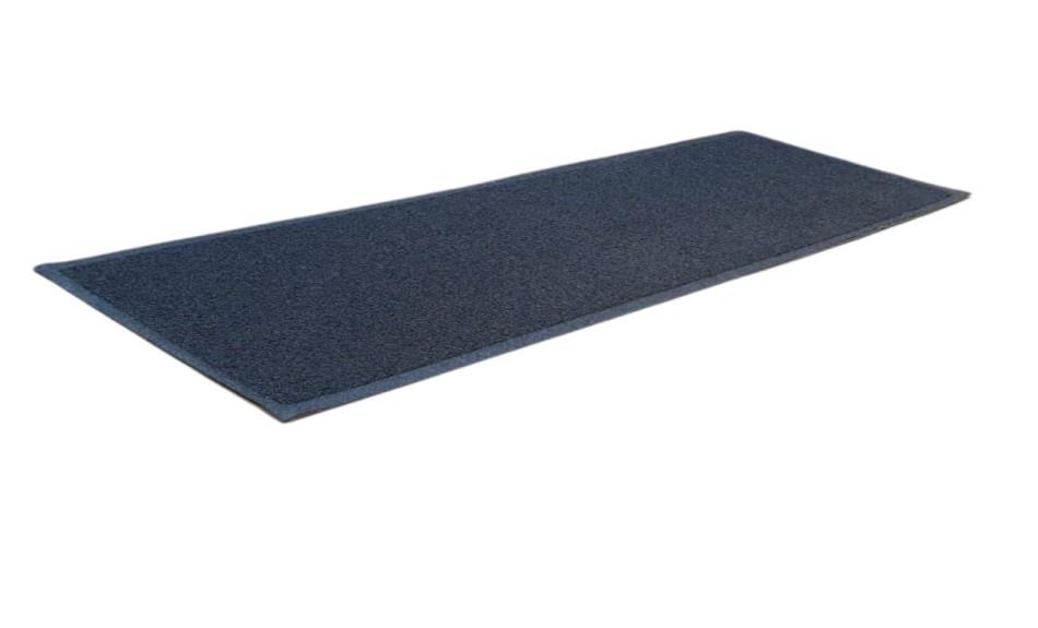 שטיח כניסה -  XL  - חלק  -שטיח כניסה גומי  צבע שחור \ אפור          מידה      120*40   תוצרת סין