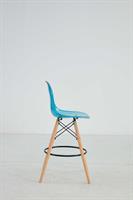 כסא בר מעוצב דגם קארין צבע כחול