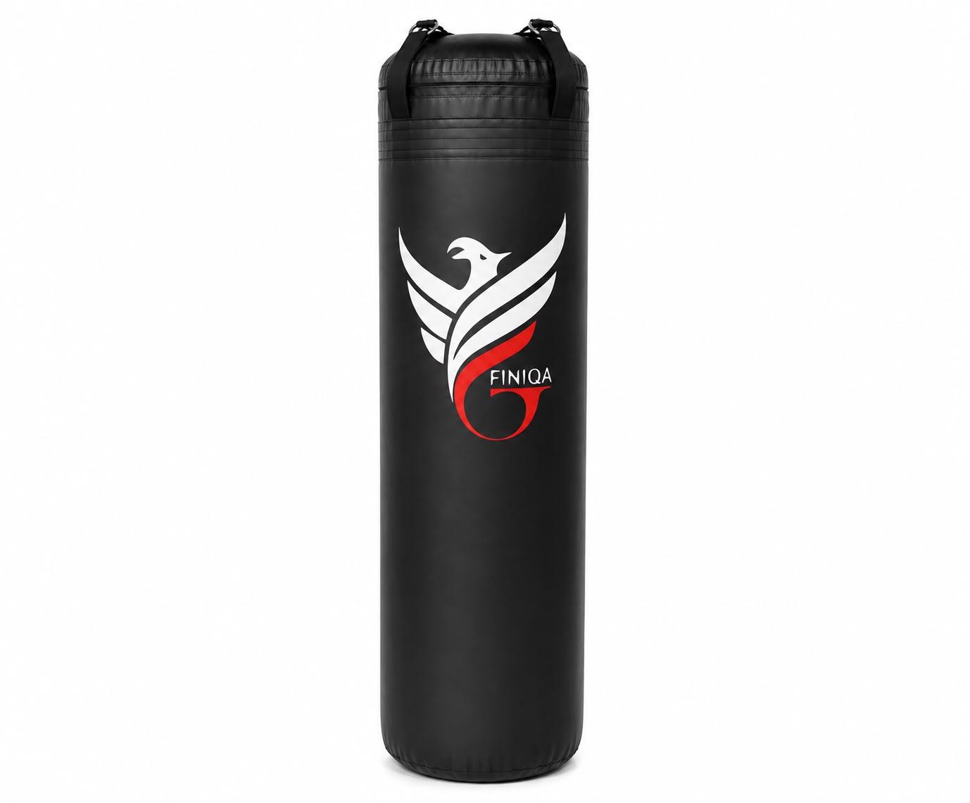 שק אגרוף מקצועי FINIQA 150×40 ס״מ – 60 ק״ג - שחור