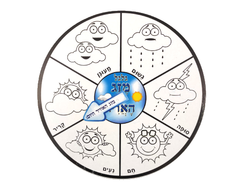 עבודת יצירה גלגל מזג האויר - 36 יח'