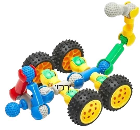 הרכבת תופסנים + גלגלים במיכל