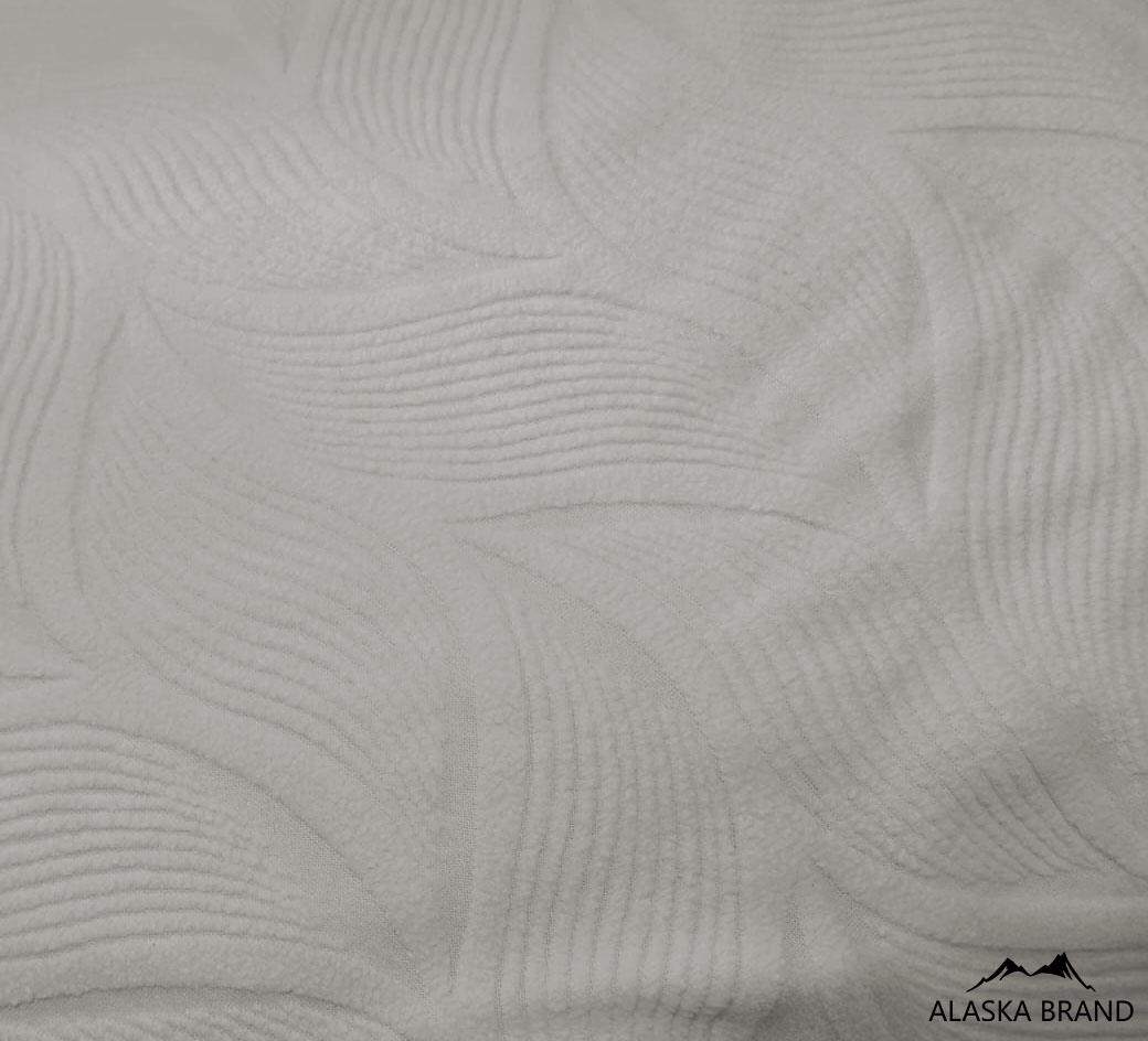 כיסוי לסלון אלסטי 3 חלקים דגם LEAF - אבן | טקסטורת עלים