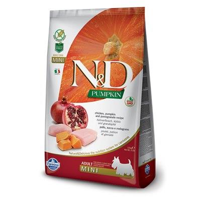 N&D כלב מיני דלעת עוף 2.5 קג Natural&Delicious