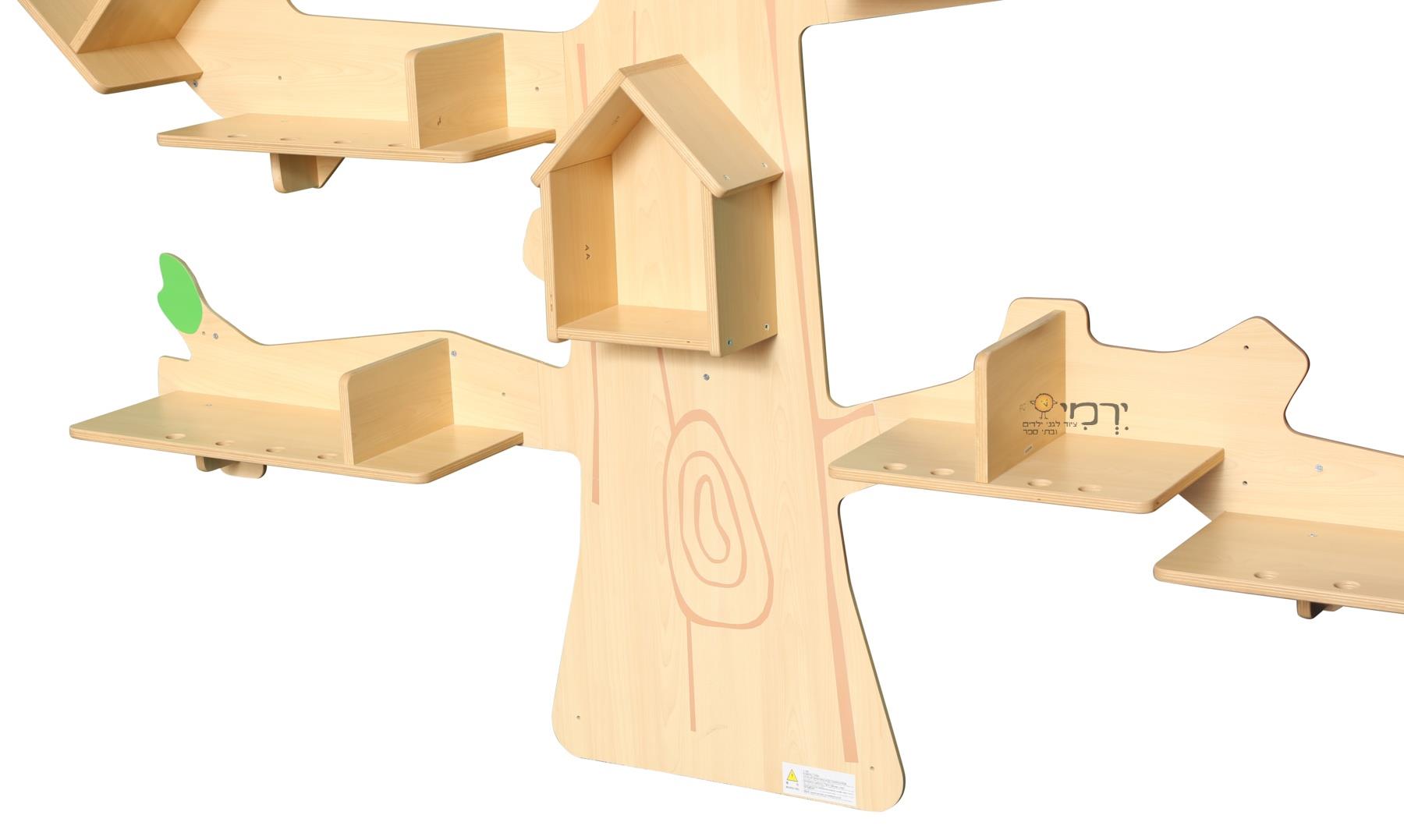 ספרייה מעוצבת דגם עץ תלת מימדית