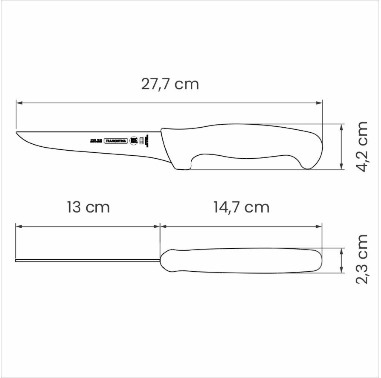 סכין עצמות 13 ס"מ - Tramontina