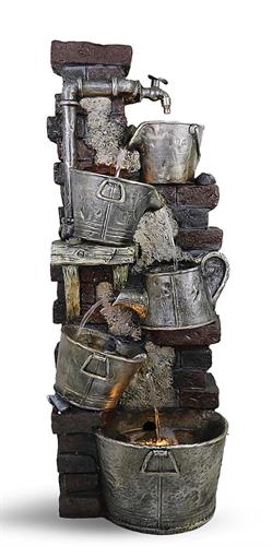 מזרקת חומה וברז 100 ס"מ