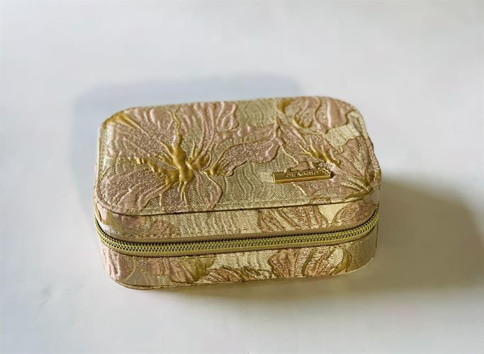 תיק מדוגם ורוד