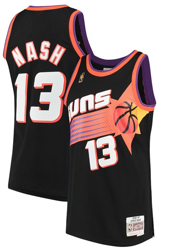 גופיית סטיב נאש פיניקס רטרו שחורה NBA