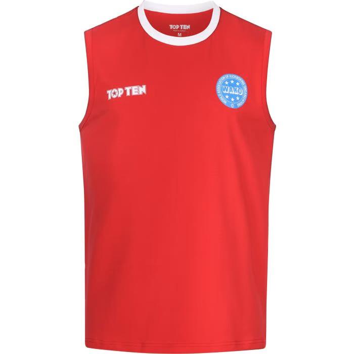 חולצת תחרות WAKO Kick Light Basic – אדום