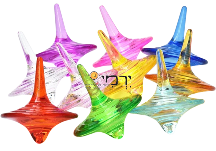 סביבונים שקופים צבעוניים סט 36 יחידות