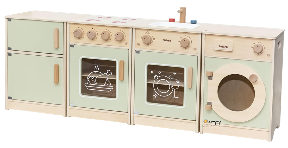 מטבח לפעוטות 4 חלקים