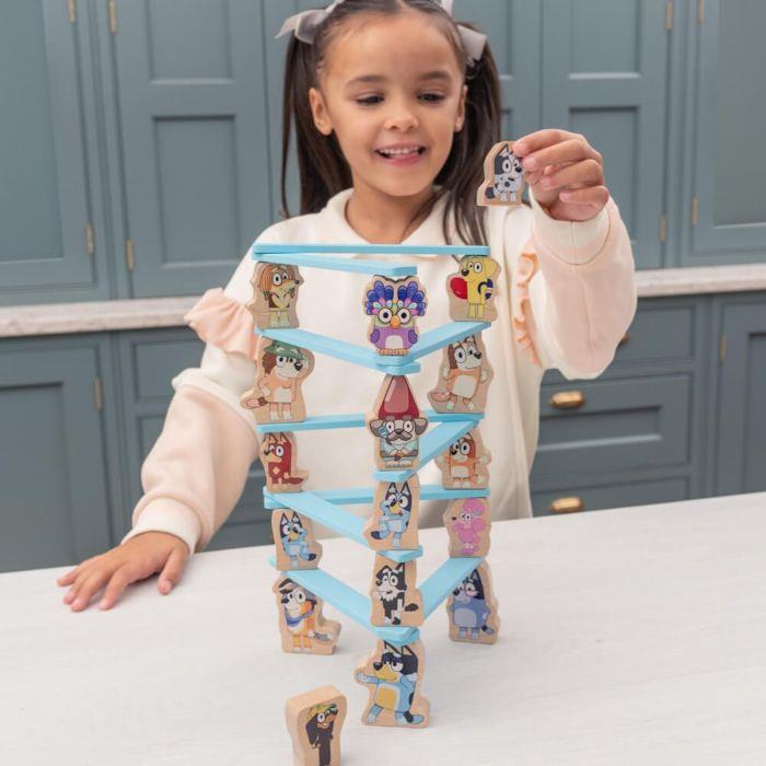 בלואי וחברים Bluey משחק אל תפיל את המגדל מעץ בלואי וחברים Bluey משחק אל תפיל את המגדל מעץ