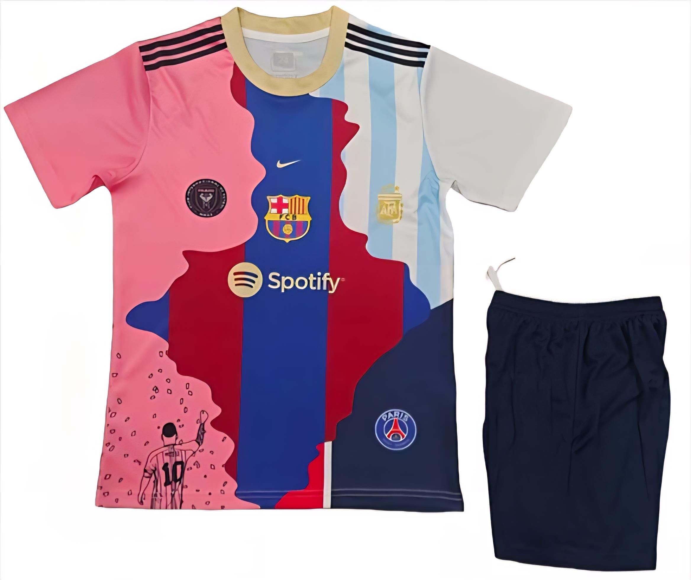 חליפת ילדים מהדורה מיוחדת כל הקבוצות מסי #10 2025