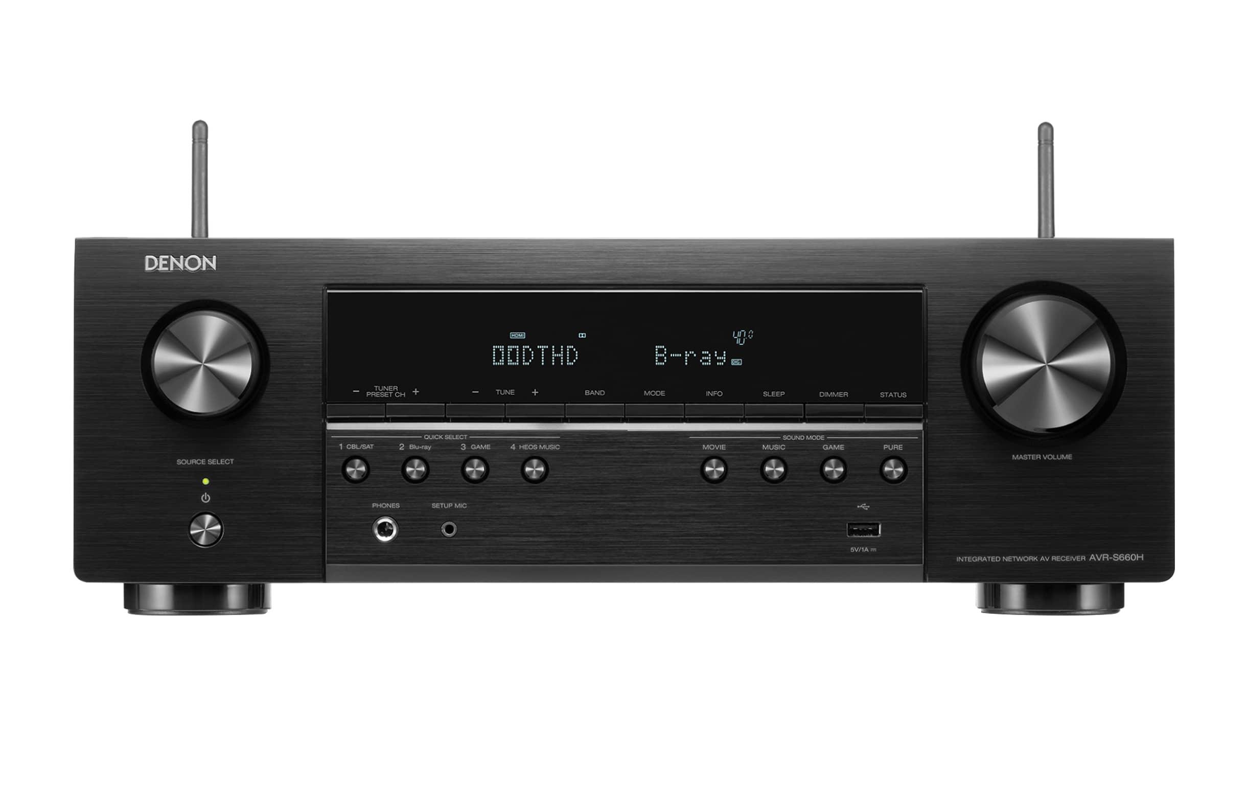 AVR-S660H – Denon | רסיבר לקולנוע ביתי – 5.2 ערוצים AVR-S660H – Denon | רסיבר לקולנוע ביתי – 5.2 ערוצים