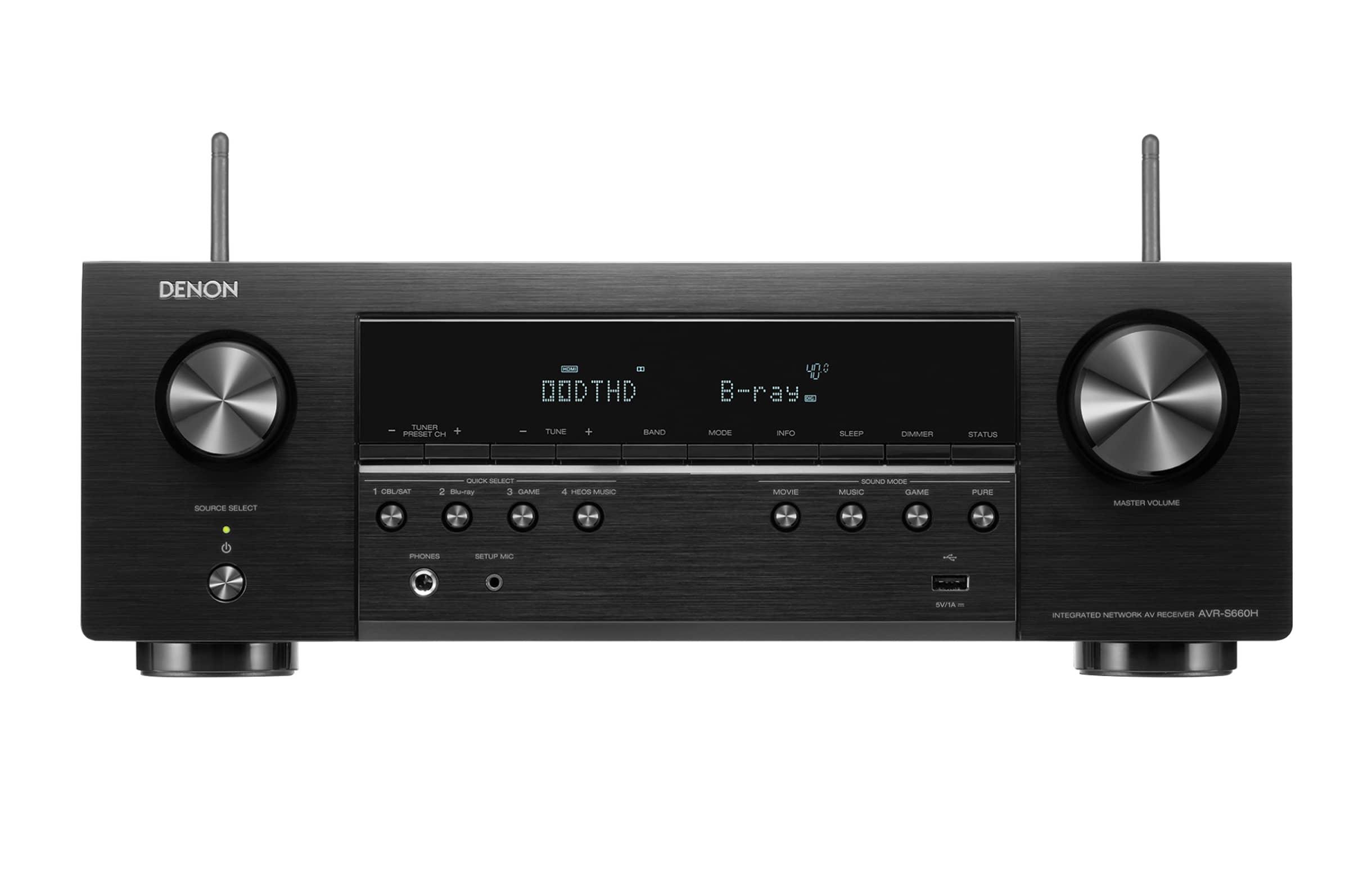 AVR-S660H – Denon | רסיבר לקולנוע ביתי – 5.2 ערוצים