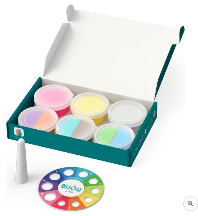 היי קליי - Hey Clay - ערכת יצירה של טבעות מתוקות ופרחוניות מחימר צבעוני