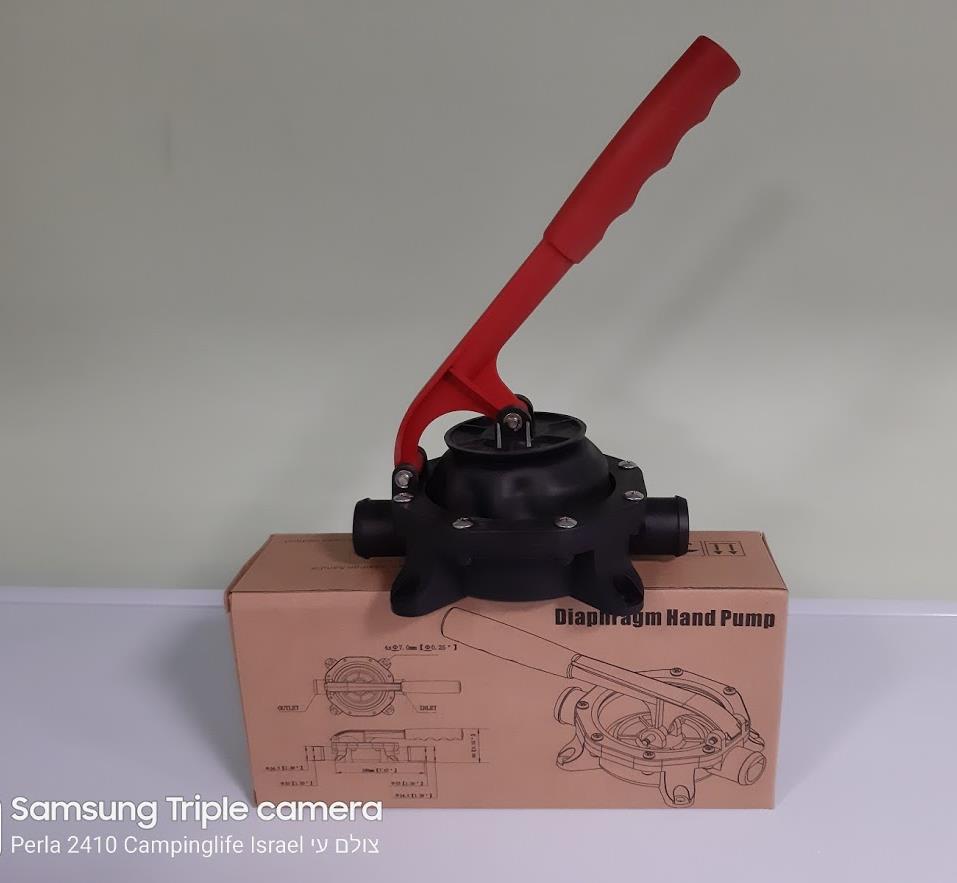 משאבת יד דיאפרגמה לאוריאה מים ונוזלים אין צורך בחשמל משאבה 2724 ליטר לשעה 45.4 ליטר לדקה קמפינג לייף