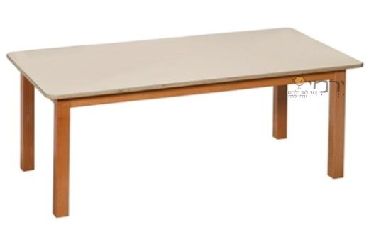 שולחן גן רגל עץ בוק 120x60