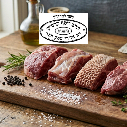 בשר ראש שחיטת חב"ד הרב קראסיק