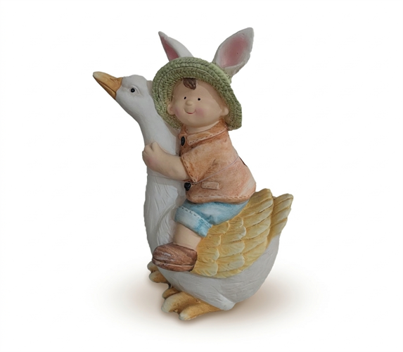 ילדון ואווז