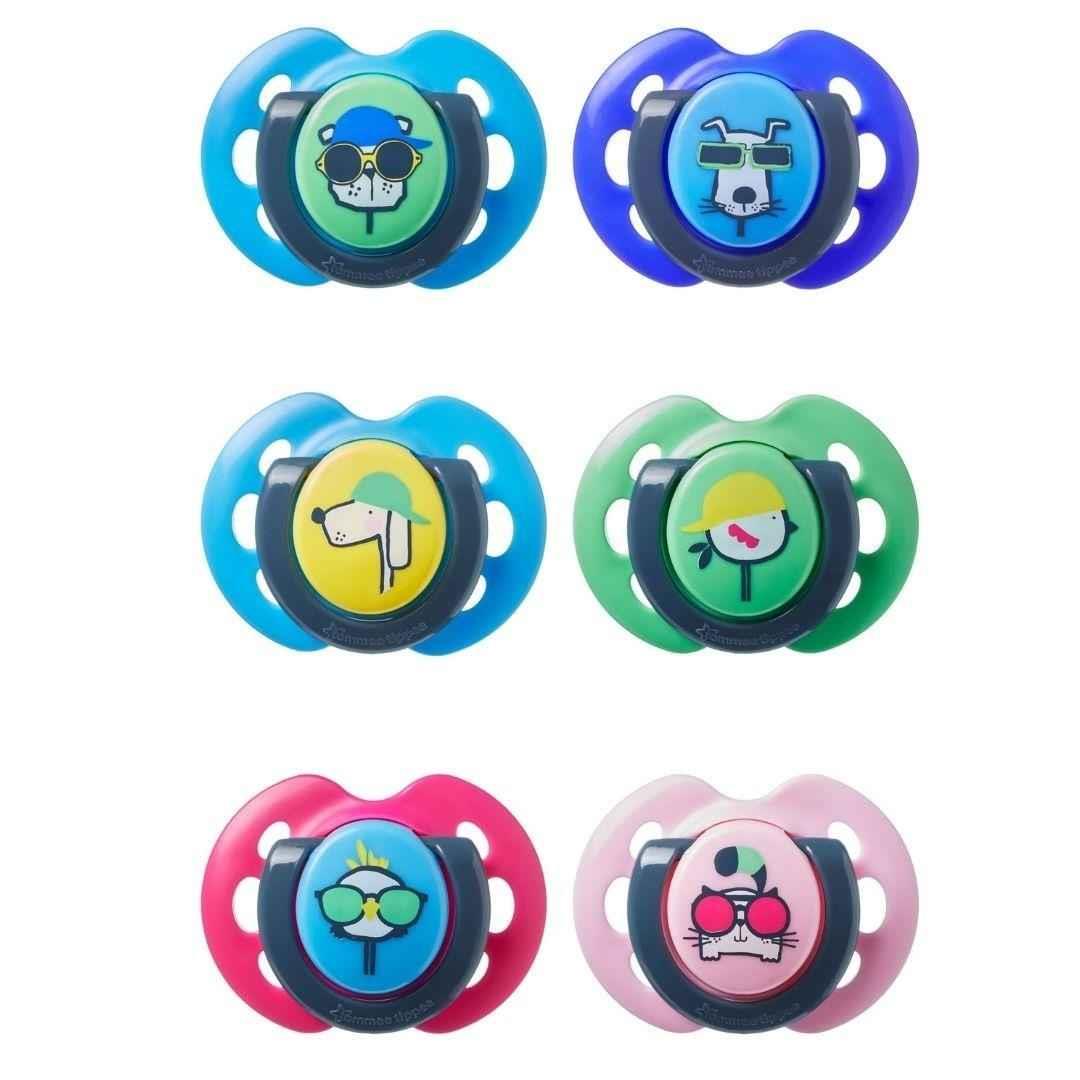 הכי טבעי זוג מוצצים עם איורי חיות 0-6 הכי טבעי זוג מוצצים עם איורי חיות 0-6