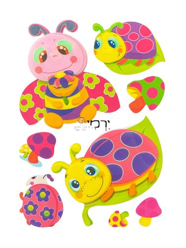 מדבקות קישוט חיפושיות