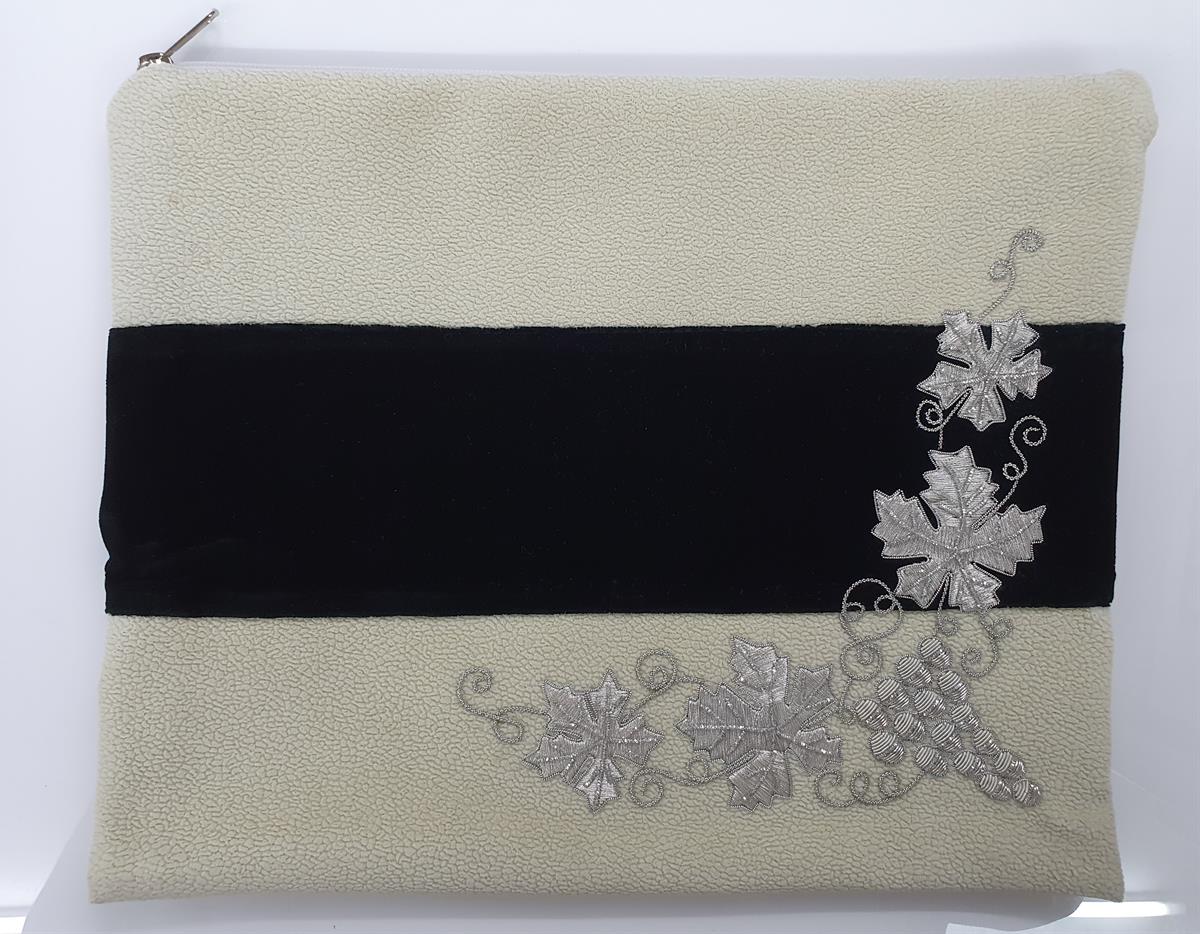 שקית לטלית ותפילין  דגם ענבים - עבודת יד