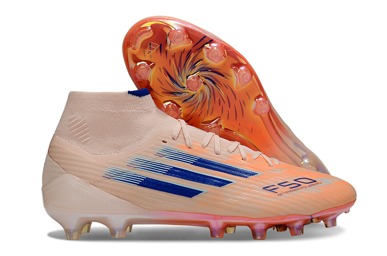 נעלי כדורגל אדידס Adidas F50 Elite II כתום כחול